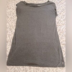 Victoria Secret gray off the shoulder sleep shirt